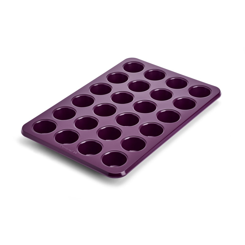 KitchenAid® 24-Cup Nonstick Aluminized Steel Muffin Pan, Beetroot