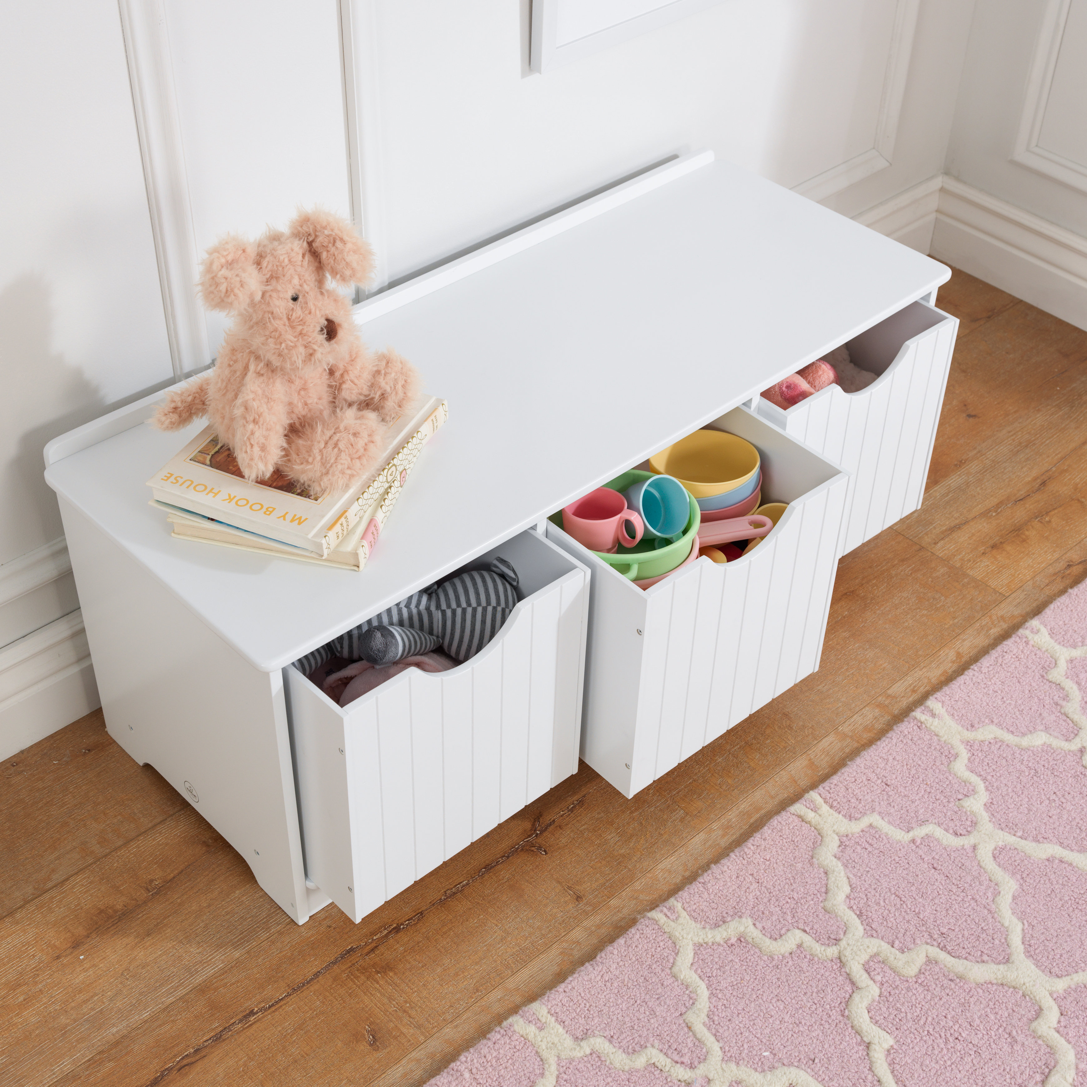KidKraft Nantucket Toy Storage Bench Reviews Wayfair