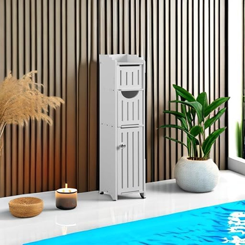 Armoire de rangement pour salle de bain: petit rangement de salle de bain - Toilette
