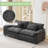 Adonia 86“ Comfy Cloud Couch Loveseat Sofa for Living Room Bedroom-421911721