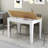 Kishma Scandinavian Style Kitchen Table, White & Oak, 43.3 x 29.5 x 28.7 inches | 100% Melamine Coated Particle Board, 0.7 inches Thick | Sturdy Melamine Coated Chipboard Legs | Perfect for Modern Dining & Stylish Interiors