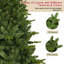 Arbre de Noël artificiel avec base en métal pliable-170055542