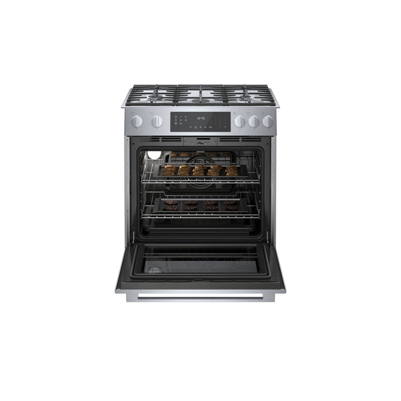 800 Series 30" 4.8 cu ft. Slide-in Gas Range