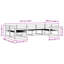 325cm Wide Patio Sectional