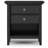 Amherst 24"W Solid Wood Transitional Nightstand with 2 Drawers and Open Storage Shelf-1555043985