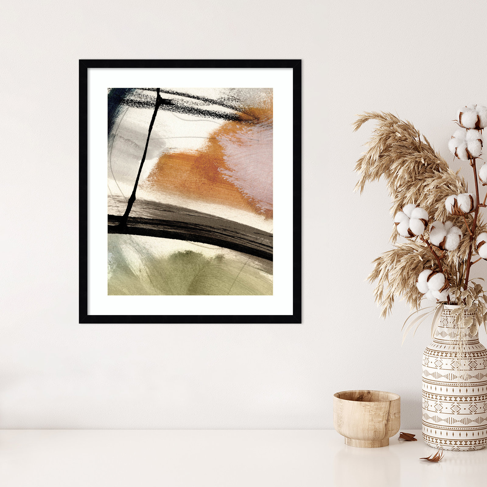 Light No 2 by Dan Hobday Wood Framed Wall Art Print, Black, 25" H x 21" W