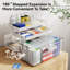 Medicine Storage Box For Home Travel 3-Layer With Safety Lock