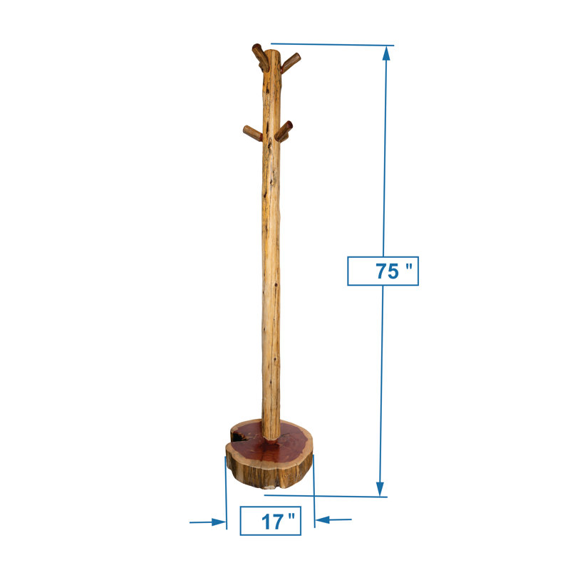 Ozark Mountain Red Cedar Tall Coat Rack