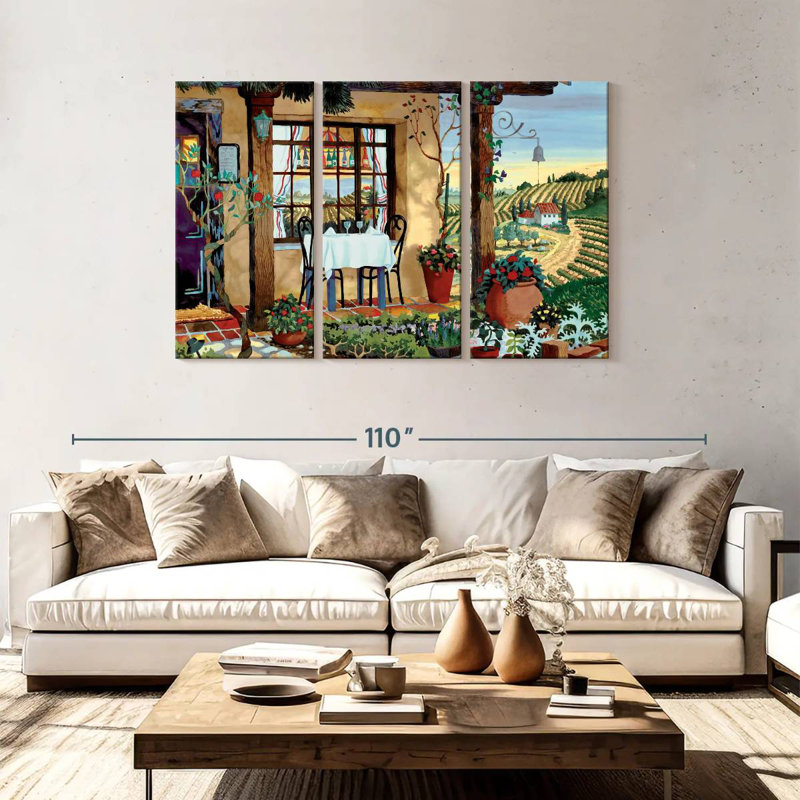 Alvord «A Taste Of Wine Country», H 48 po x l 74 po