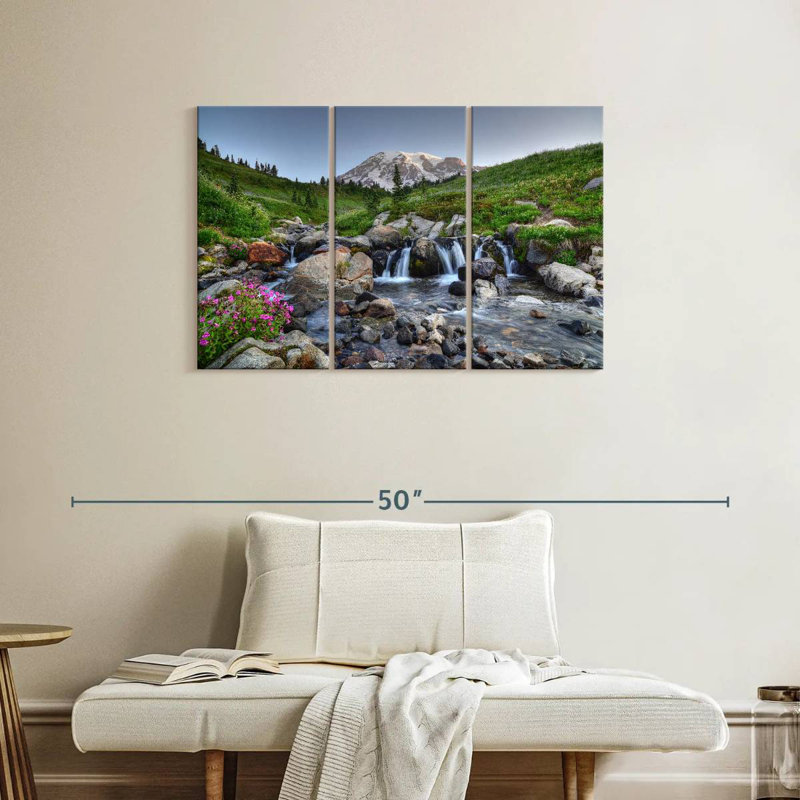 Alvord Cascades par le mont Rainier, H 24 po x l 38 po