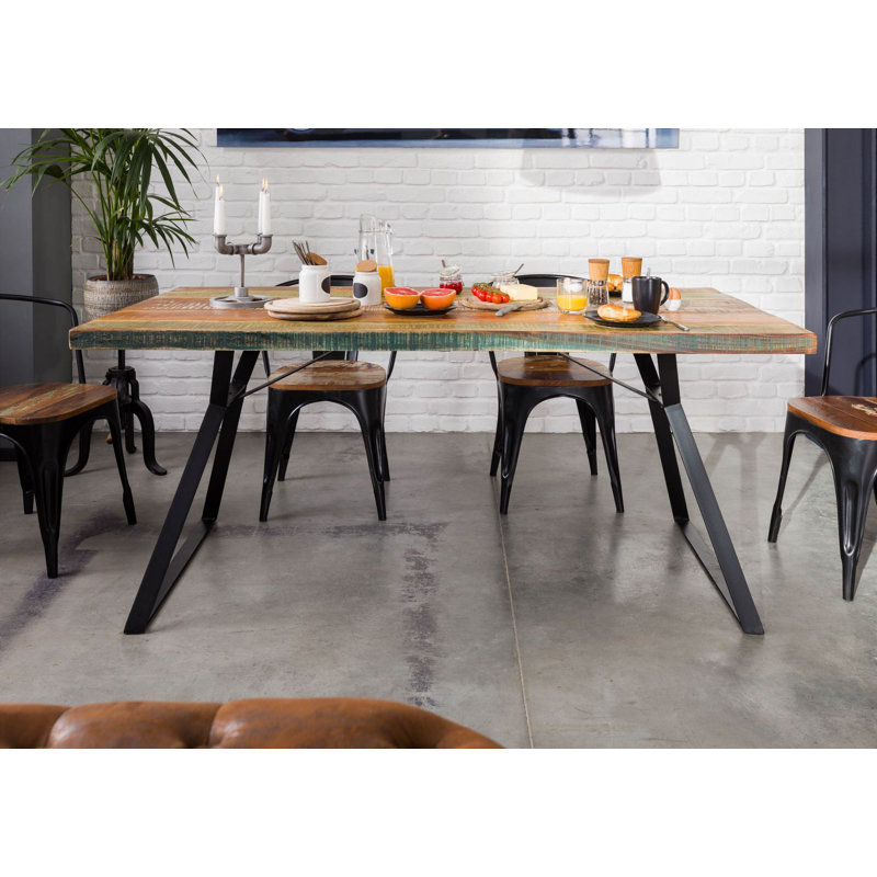 Solid Wood Bench, H76 x W90 x D90cm