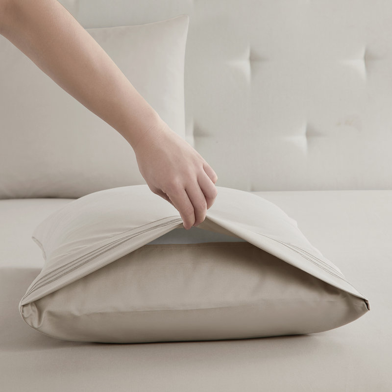 Linen King Microfiber Deep Pocket Sheet Set with Pillowcases
