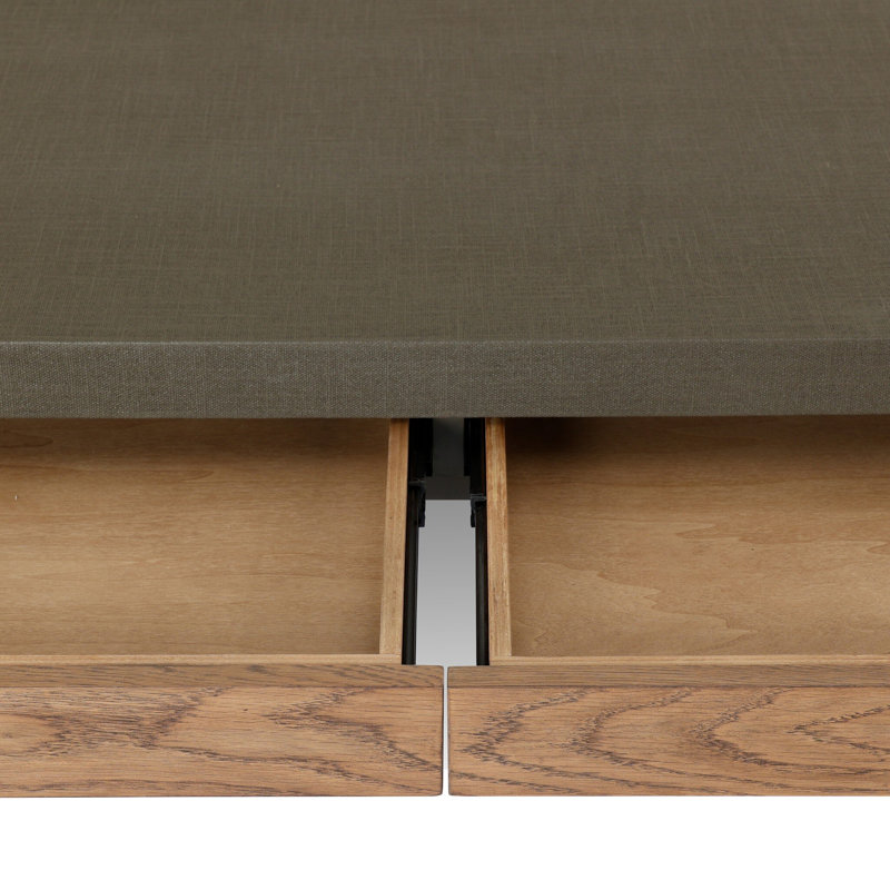 Jane Writing Desk, Dark Green Lacquered Linen