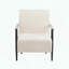 26,38? Méridienne Modern - Revêtement en polyester - Structure en métal - Beige