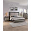 Table de chevet 2 tiroirs 1pc