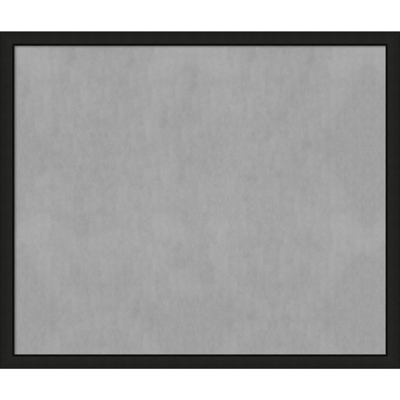 Tableau magnétique encadré noir Phil Midnight, H 43 po x l 51 po