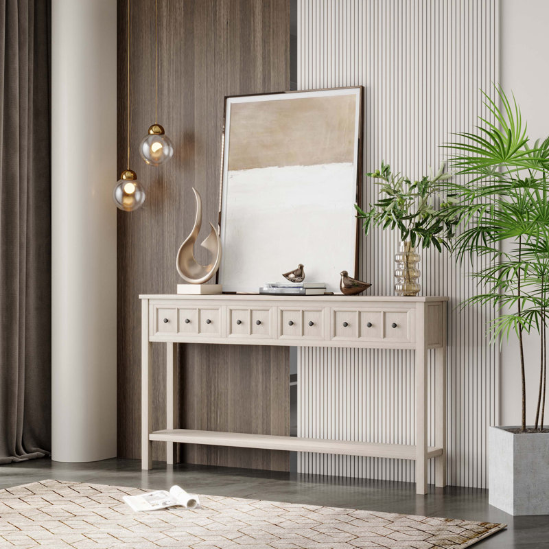 Console de 60 po Otterra, gris