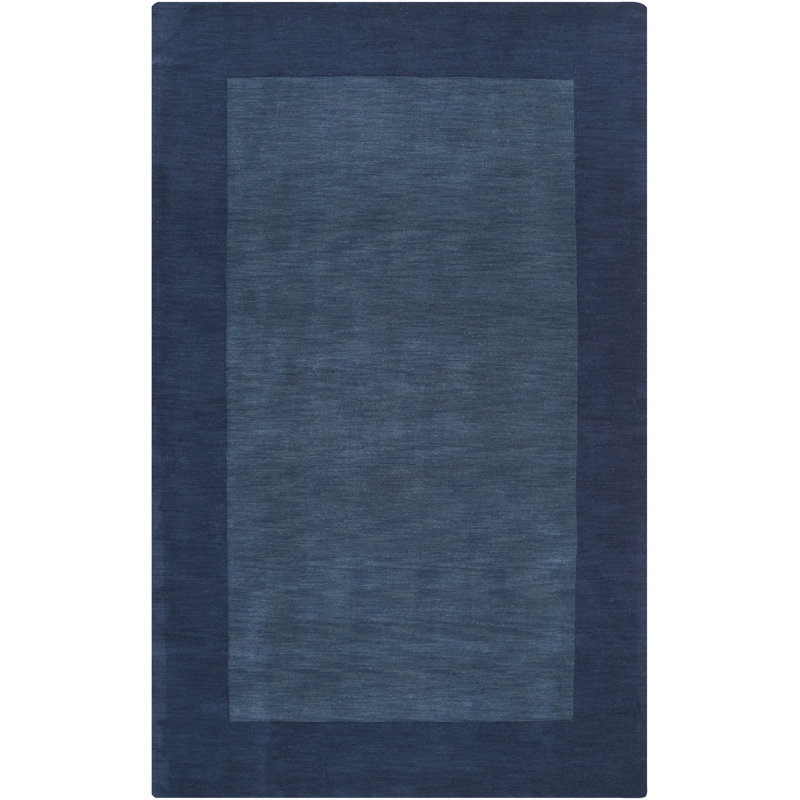 Tapis en laine tissé à la main Dolma, Rectangle 7 pi 6 po x 9 pi 6 po