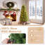 Arbre de Noël pin floqué et illuminé-1439376883