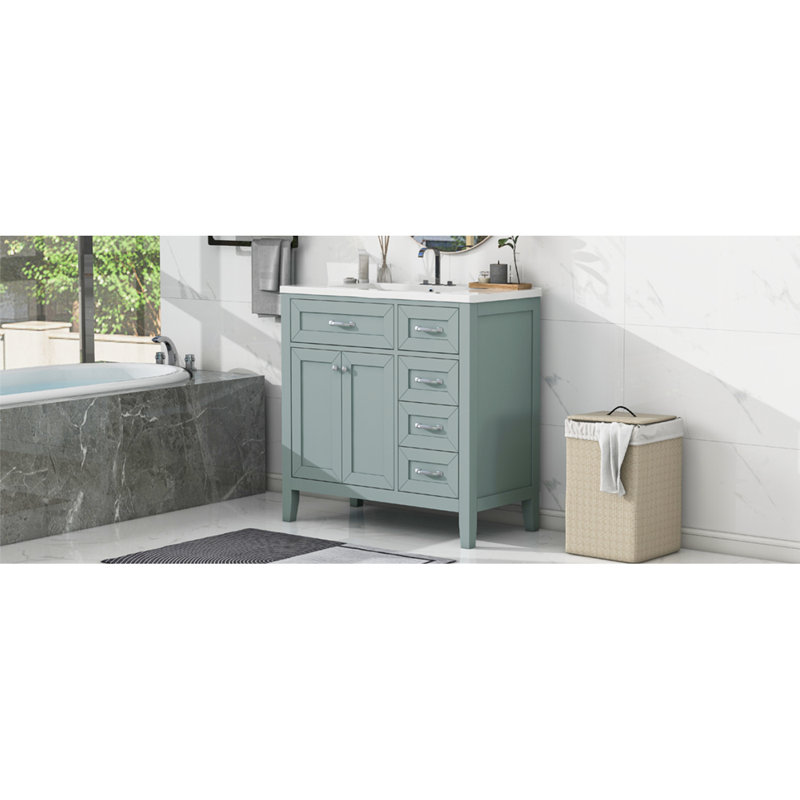 Meuble-lavabo de salle de bain avec lavabo / meuble-lavabo avec tiroirs / meuble-lavabo