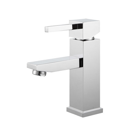 Single-Hole Bathroom Faucet with Drain Assembly