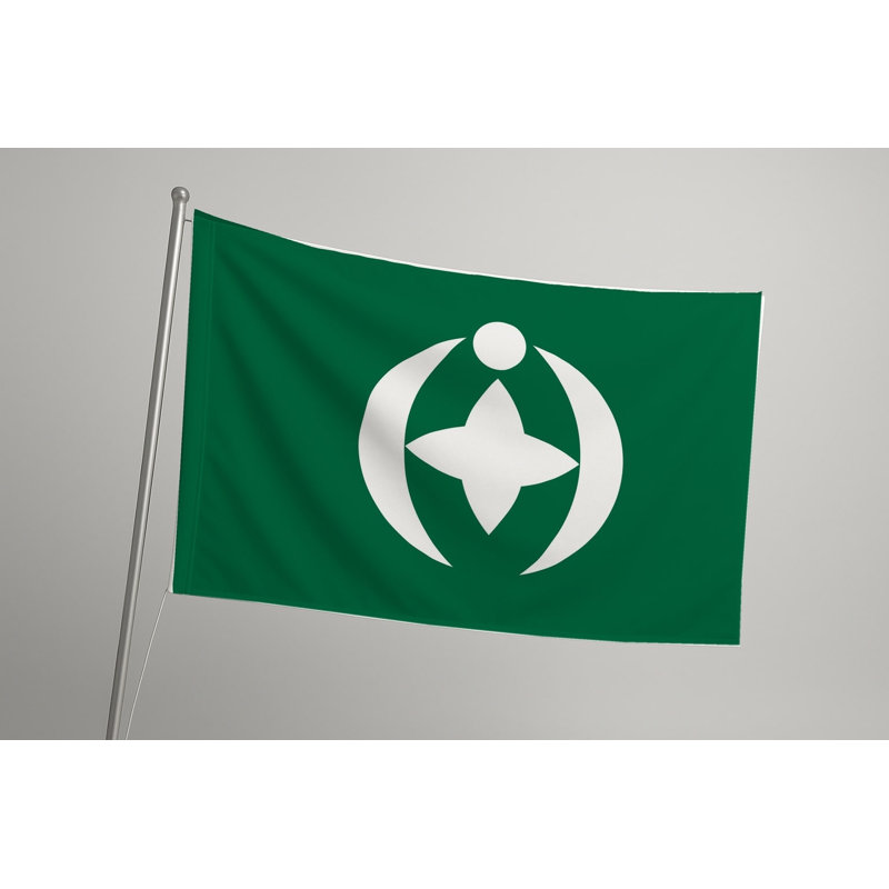 Drapeau de la ville de Chiba — Drapeau extérieur