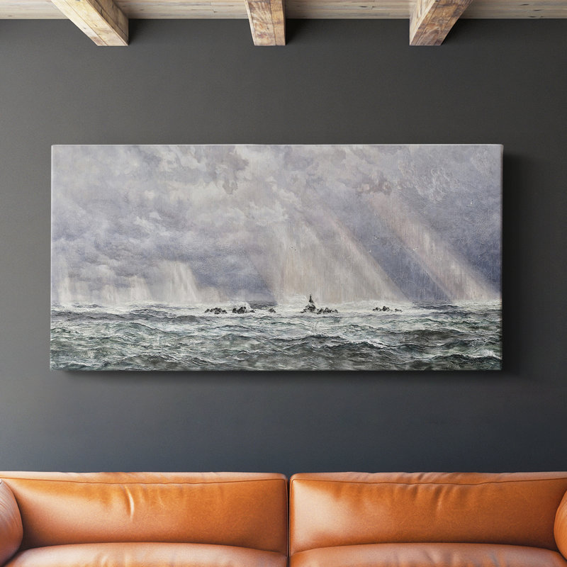 Série paysage - CMLV III - Toile tendue avec châssis - Prêt à accrocher, H 24 po x l 48 po