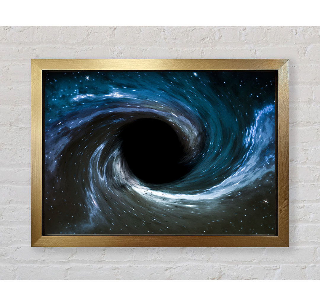 Vortex In Space Black Hole - Einzelner Bilderrahmen Kunstdrucke