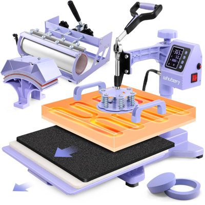 Himimi Delia  5 In 1 Sublimation Shirt Printing Hat And Mug Heat Press Digital Heat Press Machine