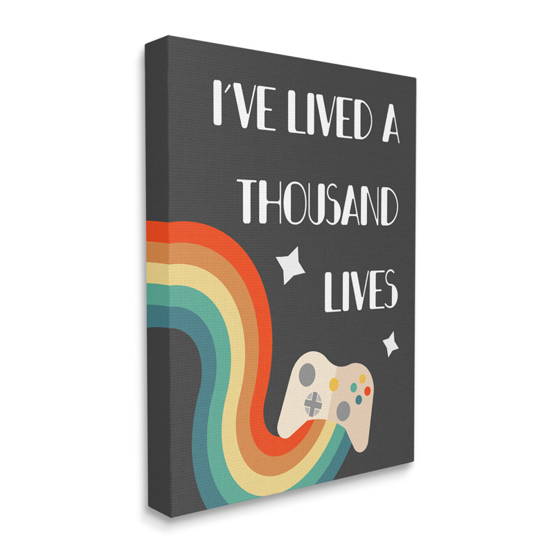 Vidéo «I'm Lived A Thousand Lives», Plaque de bois, H 20 po x l 16 po