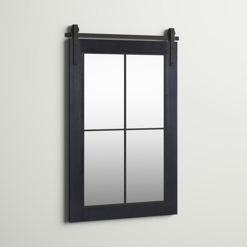 Miroir Enora, 37 po x 22 po, Noir