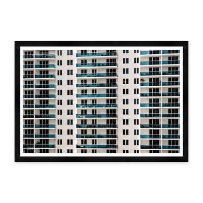 Palm Tree Balcony Print by Tim Klein