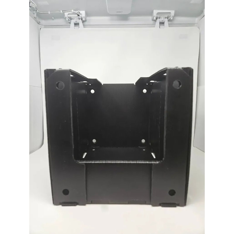 Bac de rangement empilable robuste en plastique