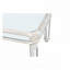 Table basse rectangulaire à miroir en argent-56504477