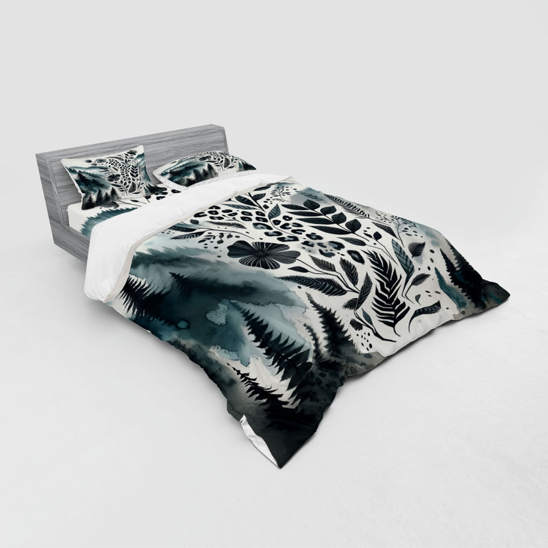 Ensemble de literie Ambesonne, Housse de couette grand + 3 pièces supplémentair