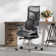 Ergonomic Office Chair, with Dual Dynamic Lumbar Support, 4D Armrests