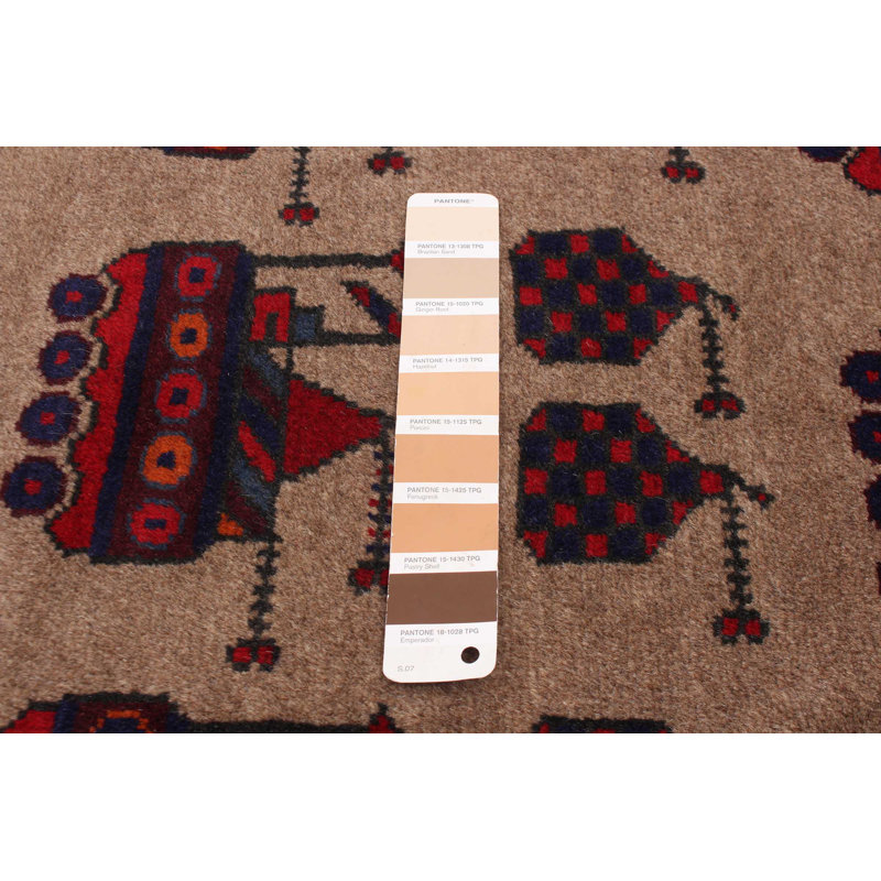 Tapis brun clair Saim 2 pi 11 po x 4 pi 8 po Saim