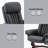 Kimmons Reclining Chairs with Ottoman, 360 Degrees Swivel Recliners with Massage, Faux Leather-1563903954