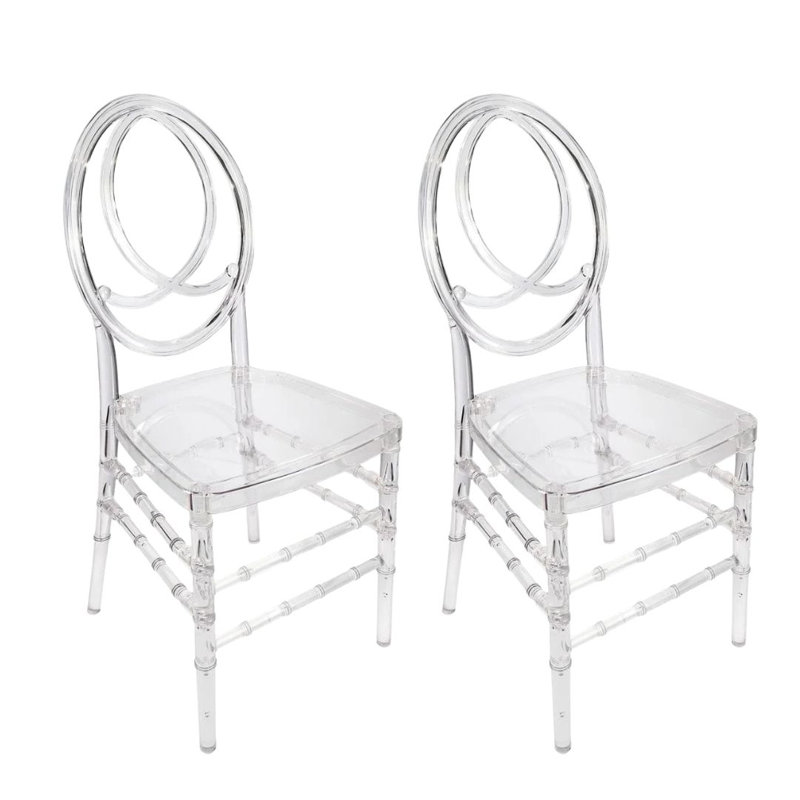 ToughResin Infinity Dining Chair by Chivari, Clear