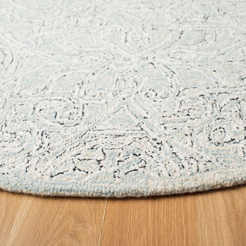 Conway Hand Tufted Wool Rug, Round 5'