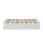 Base de lit plateforme en bois pour grand lit comprenant six tiroirs-1646246058