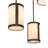 9 - Light Dimmable Cylinder Chandelier