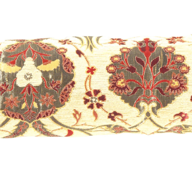 Coussin beige 6,6 po x 21 po