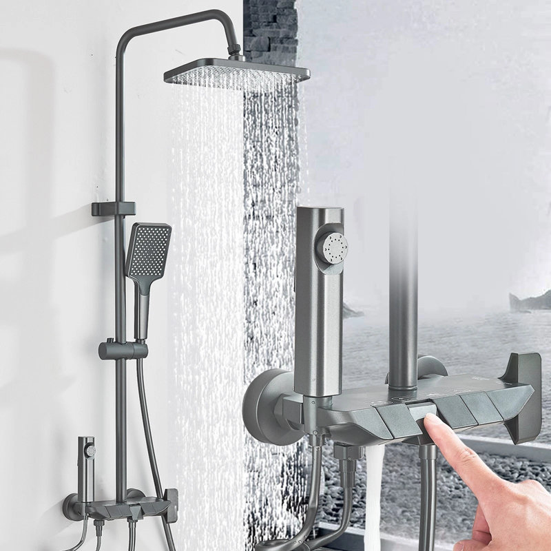Robinet de douche à pression équilibrée (température et volume) avec valve brute