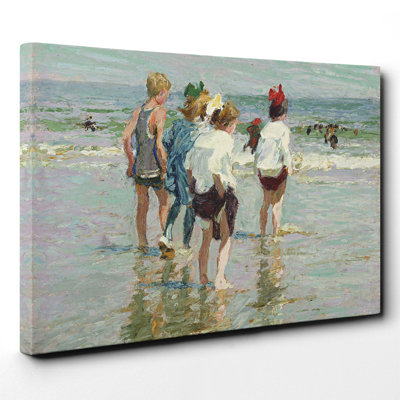 Edward Henry Potthast - Wrapped Canvas Painting