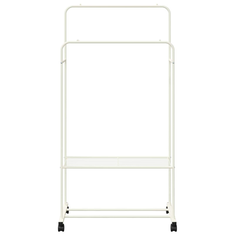 80cm Rolling Clothing Rack, White
