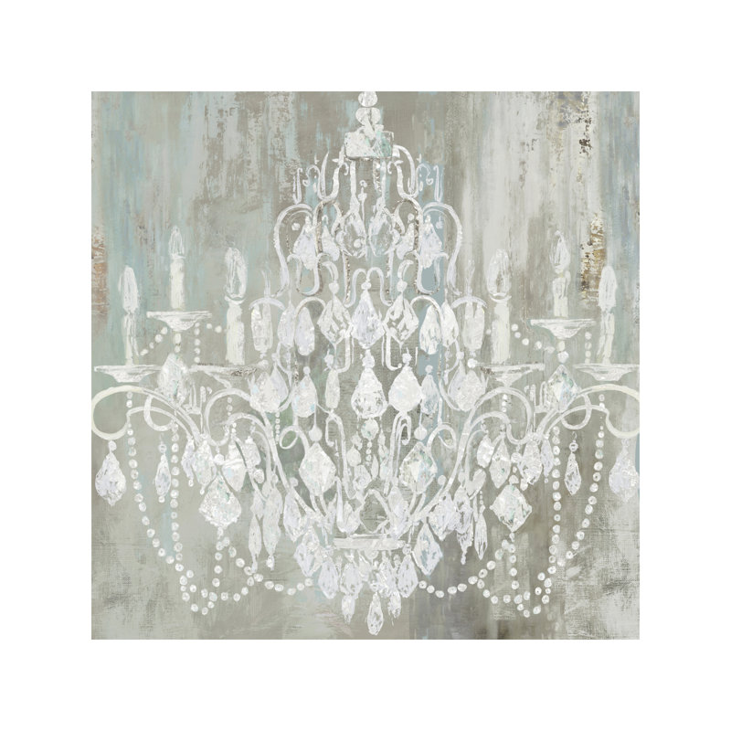 Chandelier by Aimee Wilson - Painting on Canvas, No Frame, 93.98 cm H x 93.98 cm W x 1.91 cm D