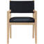 Chaise de salle à manger en cuir Vina-74330768-74330857