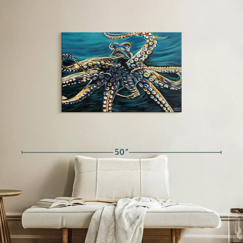 Wild Octopus II, 24" H x 36" W