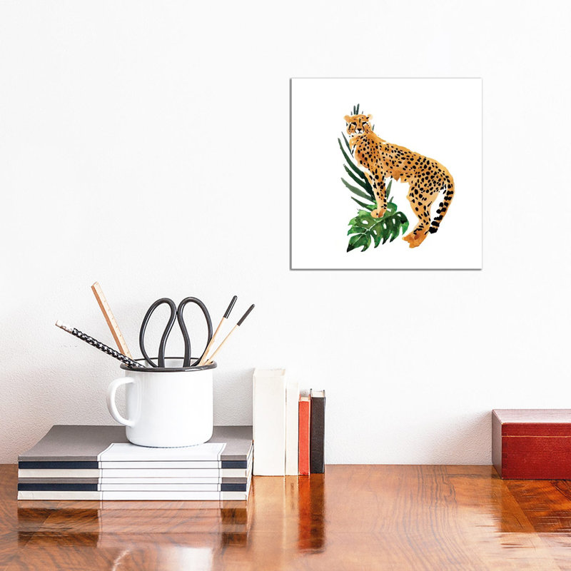 Cheetah Outlook II by Annie Warren - Wrapped Canvas Print, 30.48 cm H x 30.48 cm W